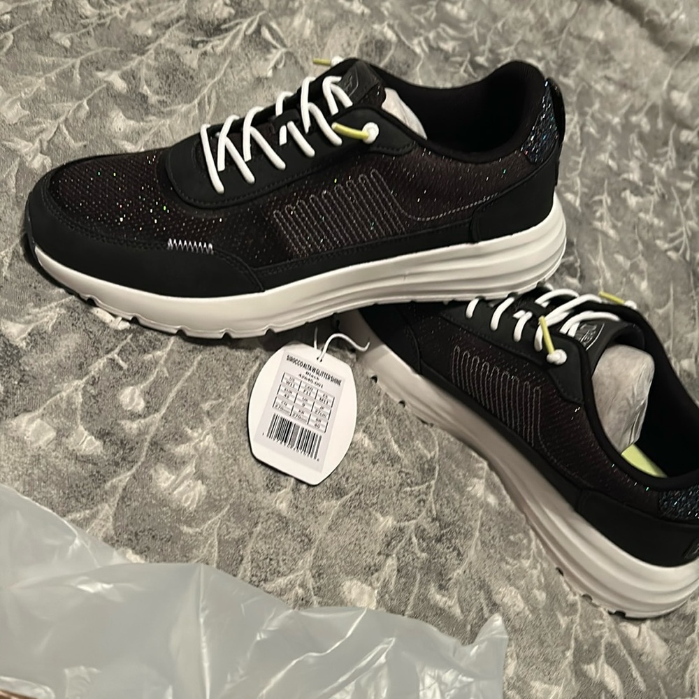 Hey Dude glitter shine sneakers